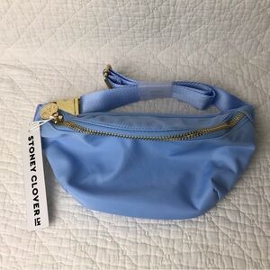 Stoney Clover Lane Classic Fanny Pack Periwinkle Longer Strap One Size NWT